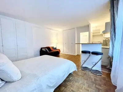 Cuisine ou kitchenette dans l'établissement Tour Eiffel - Seine