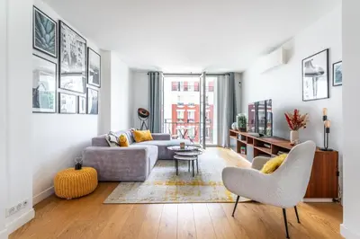 Coin salon dans l'établissement Paris 16 - Appartement entier - Chez Penny