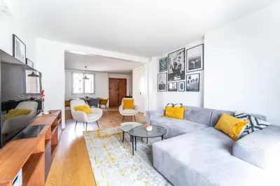 Coin salon dans l'établissement Paris 16 - Appartement entier - Chez Penny