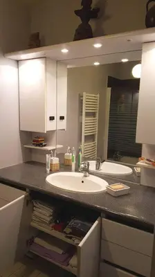 Cuisine ou kitchenette dans l'établissement Appartement tout équipé pour 4per parking privatif