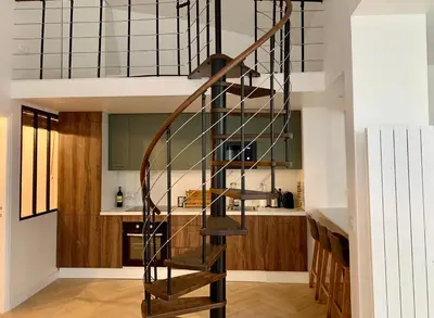 Plan de l'établissement Charming loft style appartment in center of marais