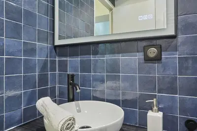 Salle de bains dans l'établissement Duplex Center of Paris by Studio prestige